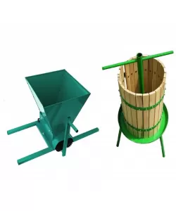 Pachet Zdrobitor struguri manual 350KG + Teasc 40L Pachet Zdrobitor struguri manual 350KG + Teasc 40L
