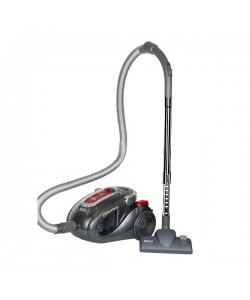 Aspirator Profesional ZILAN ZLN-3529 Negru/Rosu, 2000 W, Filtru HEPA, Capacitate 2 L, Filtrare Ciclonica, Accesorii Incluse, Furtun Flexibil, Tija din Inox, Design Modern 