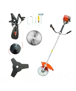 Motocoasa pe benzina in 4 timpi, TOGO, 4CP, 31cc + 4 accesorii incluse Motocoasa pe benzina in 4 timpi, TOGO, 4CP, 31cc + 4 accesorii incluse