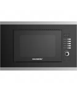 Cuptor cu microunde incorporabil HAUSBERG HB-8065NG, 20 litri, 1200 W, 6 nivele de putere, 8 programe automate, control mecanic, decongelare, timer, sistem blocare copii, negru Cuptor cu microunde incorporabil HAUSBERG HB-8065NG, 20 litri, 1200 W, 6 nivele de putere, 8 programe automate, control mecanic, decongelare, timer, sistem blocare copii, negru