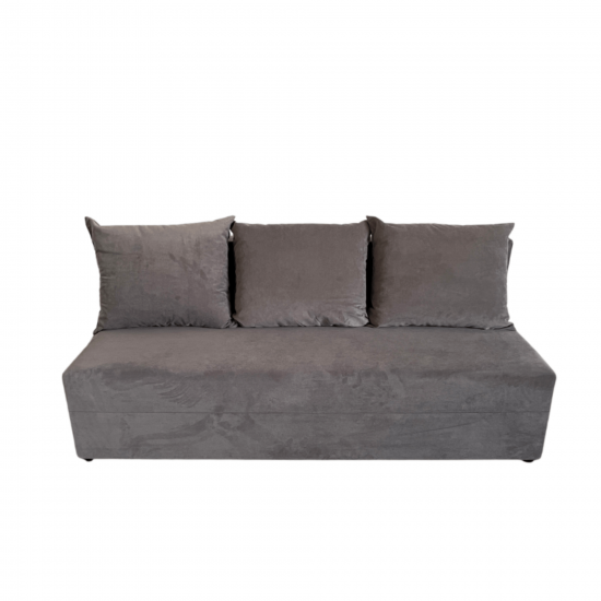 Canapea extensibila, Toms, tapiterie din stofa 190 X 90 Grey