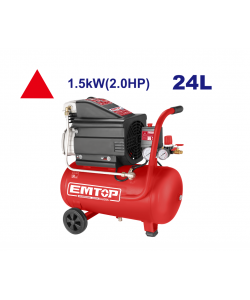 Compresor de aer 24L, 1.5kW, 2.0CP, EMTOP