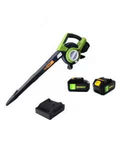 Aspirator cu Suflanta ProCraft VB20 pe Acumulator, 4 Viteze, 13.2mp/min, 2 acumulatori, incarcator Aspirator cu Suflanta ProCraft VB20 pe Acumulator, 4 Viteze, 13.2mp/min, 2 acumulatori, incarcator