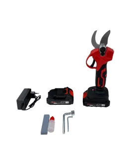 Foarfeca cu 2 acumulatori dawer pentru vita de vie si crengi , 21 V , 3 Ah , Rosie Foarfeca cu 2 acumulatori dawer pentru vita de vie si crengi , 21 V , 3 Ah , Rosie