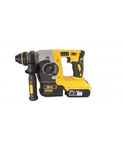 Ciocan rotopercutor cu 2 acumulatori , DDT-Brushless , 20 V , 5 Ah , 1100 Rpm , 4600 Bpm , Galben