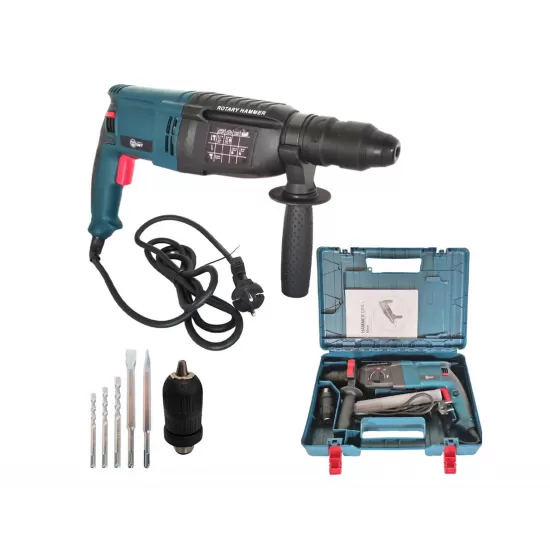 Ciocan rotopercutor electric cu 2 mandrine, DDT , 1100 W , 26 mm , 900 Rpm