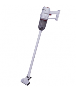 Aspirator vertical 2 in 1 HAUSBERG HB-2024AB, fara sac, aspirare uscata, 2 niveluri de viteza, motor turbo, 0.7 L, 600-800W, Alb