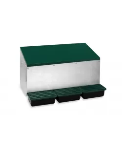 Cuibar pentru gaini cu 3 compartimente MG03-S  Cuibar pentru gaini cu 3 compartimente MG03-S
