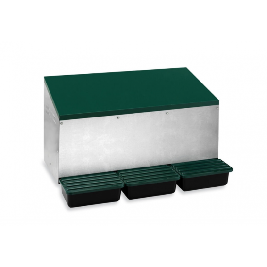 Cuibar pentru gaini cu 3 compartimente MG03-S