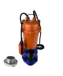 Pompa de apa murdara submersibila cu plutitor si cutit exterior Campion, 3.5Kw, 15 m³/h, Fonta + Cupla furtun