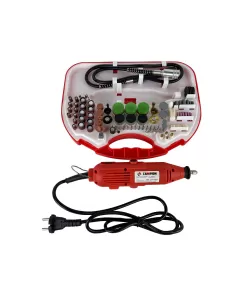 Set trusa minifreza tip biax Campion, 117 piese, 500W, 12000RPM, Variator turatie