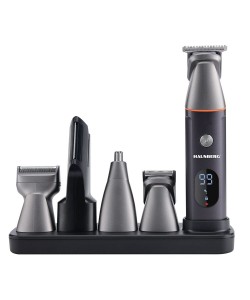 Set aparat de tuns profesional HAUSBERG HB-77GR, 5W, autonomie 90 min, afisaj LCD