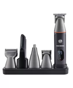 Set aparat de tuns profesional HAUSBERG HB-77GR, 5W, autonomie 90 min, afisaj LCD Set aparat de tuns profesional HAUSBERG HB-77GR, 5W, autonomie 90 min, afisaj LCD