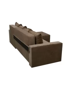 Coltar extensibil Toms, cu lada depozitare si brate, tapiterie stofa 265 X 160 Brown Melange Coltar extensibil Toms, cu lada depozitare si brate, tapiterie stofa 265 X 160 Brown Melange