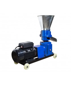 Granulator Furaje KL-125 cu 1 matrita si motor 3 kW/ 1500 RPM/ 230 V/ 80 kg/h