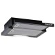 Pachet incorporabil Hausberg Cuptor HB-8053IN, Electric, Putere 2225 W, 71 l, 6 Functii, Ventilatie,  Clasa A, Plita HB-580IN,  4 arzatoare, siguranta, Negru-Inox Hota HB-1285NG, 420 m3/h, 2 motoare, 60 cm, Negru-Inox