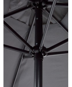 Umbrelă de soare NAPPEDAM Ø250 gri închis