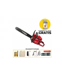 Drujba pe benzina, 4CP, 60cc + 2 lame 2 lanturi Drujba pe benzina, 4CP, 60cc + 2 lame 2 lanturi