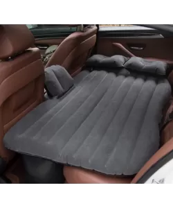 Saltea auto gonflabila cu 2 perne + Pompa Auto rapida Gri/Negru Saltea auto gonflabila cu 2 perne + Pompa Auto rapida Gri/Negru