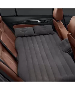 Saltea auto gonflabila cu 2 perne + Pompa Auto rapida Gri/Negru Saltea auto gonflabila cu 2 perne + Pompa Auto rapida Gri/Negru