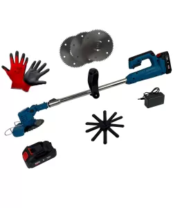 Motocoasa electrica German Meister, 2 acumulatori, 36v + 3 discuri vidia Motocoasa electrica German Meister, 2 acumulatori, 36v + 3 discuri vidia