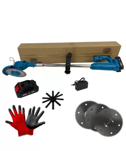 Motocoasa electrica German Meister, 2 acumulatori, 36v + 3 discuri vidia Motocoasa electrica German Meister, 2 acumulatori, 36v + 3 discuri vidia