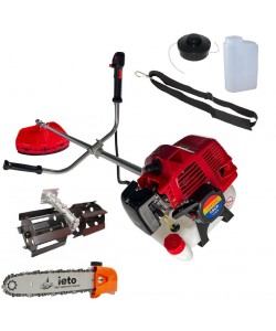 Motocoasa pe benzina TOMS 7.5 CP 12.000 rpm + Prasitoare si Cap drujba