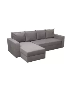 Coltar extensibil Toms, cu lada depozitare si brate, tapiterie stofa 265 X 160 Light Grey Coltar extensibil Toms, cu lada depozitare si brate, tapiterie stofa 265 X 160 Light Grey