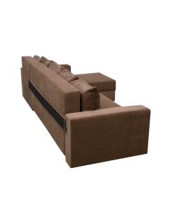 Coltar extensibil, Toms, cu ladă de depozitare, tapiterie stofa, 310 X 160 Brown