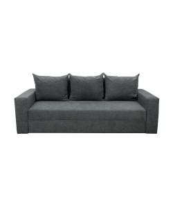 Canapea extensibila, Modern, cu perne si tapiterie stofa, 230 X 100 Dark Grey