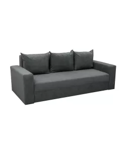 Canapea extensibila, Modern, cu perne si tapiterie stofa, 230 X 100 Dark Grey