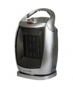 Radiator ceramic Hausberg , 1500 W, element de incalzire ceramic, ventilare/aer cald/aer fierbinte, maner integrat