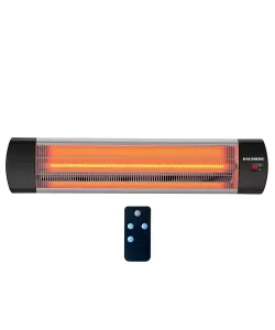 Radiator electric digital cu infrarosu Hausberg HB-8553, 2000W, Telecomanda, 1 tub quartz, 3 trepte putere, protective IP65, material carcasa din aluminiu oxidat Radiator electric digital cu infrarosu Hausberg HB-8553, 2000W, Telecomanda, 1 tub quartz, 3 trepte putere, protective IP65, material carcasa din aluminiu oxidat
