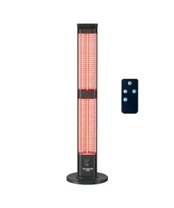 Radiator electric digital cu telecomanda Hausberg HB-8570NG, 3000W, 3 trepte incalzire, tub dublu din fibra de carbon, protectie IP45, termostat digital, Negru Radiator electric digital cu telecomanda Hausberg HB-8570NG, 3000W, 3 trepte incalzire, tub dublu din fibra de carbon, protectie IP45, termostat digital, Negru