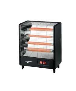 Radiator electric Hausberg HB-8803NG, 2000W, 4 nivele de putere, 4 tuburi ceramice, Negru Radiator electric Hausberg HB-8803NG, 2000W, 4 nivele de putere, 4 tuburi ceramice, Negru