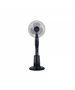 Ventilator cu pulverizare de apa Zilan ZLN-0966, Putere 75W, 3 trepte de viteza, cu functie de umidificare, Negru
