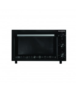 Cuptor electric HAUSBERG HB-9315, capacitate 38 litri, 1300-1500W, 6 functii de gatire, termostat reglabil 50-300°C, negru