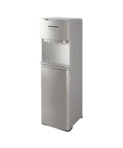 Dozator apa de podea Hausberg HB-6027, cu compresor, putere incalzire 550 W, putere racire 80 W, indicatoare LED pentru apa calda si rece, termostat automat, Negru-Argintiu