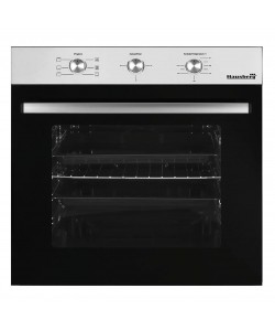 Pachet incorporabil Hausberg Cuptor HB-8053IN, Electric, Putere 2225 W, 71 l, 6 Functii, Ventilatie,  Clasa A, Plita HB-580IN,  4 arzatoare, siguranta, Negru-Inox Hota HB-1285NG, 420 m3/h, 2 motoare, 60 cm, Negru-Inox