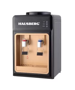 Dozator apa Hausberg HB-6026NG, putere incalzire 550 W, putere racire 80 W, indicatoare LED pentru apa calda si rece, termostat automat, Negru-Maro
