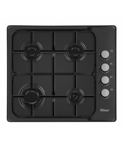 Plita incorporabila email 4 ochiuri Zilan ZLN-0034, Negru Gaz gpl sau natural, 60x50 cm Plita incorporabila email 4 ochiuri Zilan ZLN-0034, Negru Gaz gpl sau natural, 60x50 cm