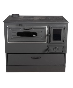 Soba pe lemne 9kW Grand Fantazia Lux, cos stanga