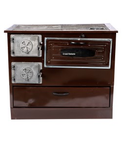 SOBA PE LEMNE CU PLITA SI CUPTOR GRAND FANTAZIA / EVACUARE DREAPTA