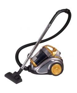 Aspirator fara sac Hausberg HB-2820AU, 2200 W, 4.5 L, Gri/Auriu