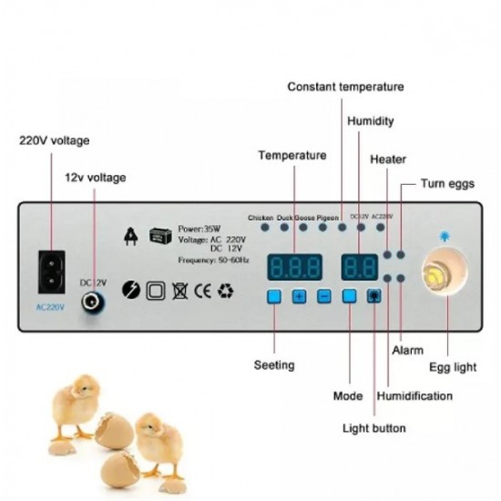 Incubator automat MS-176 (12V/220V)