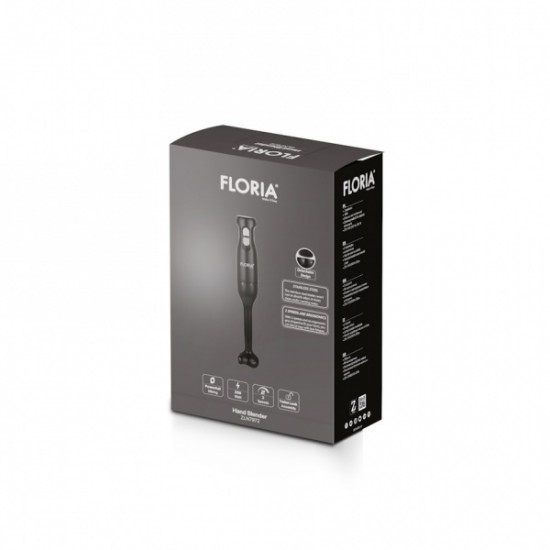 Mixer veritcal Floria Negru, putere 250W, doua trepte de viteza