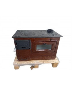 PRODUS RESIGILAT SOBA PE LEMNE CU PLITA SI CUPTOR A , 130 MM, 80X44X75 CM, MARO,COS DREAPTA 