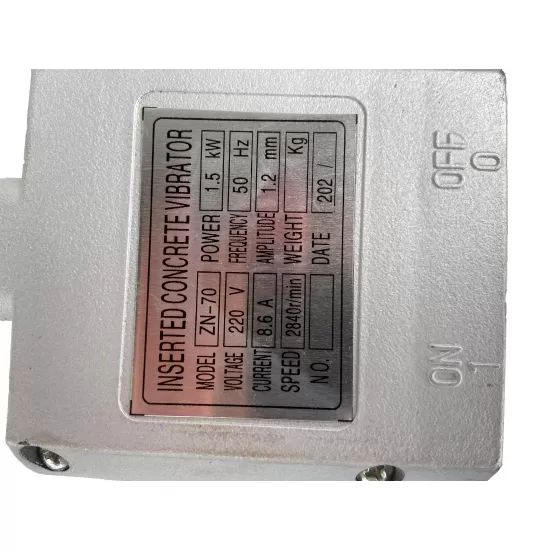 Vibrator pentru beton cu lance, 1500W, 2840RPM