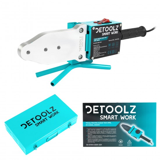 Trusa pentru sudat tevi PPR, 20-63 mm, 2000W