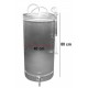 Butoi INOX 102 L cu capac flotant si canea